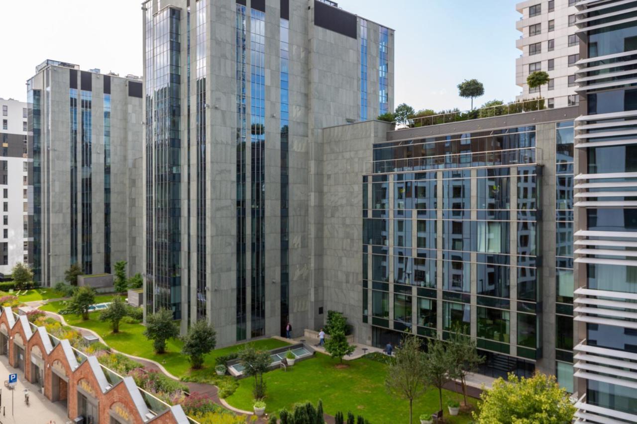 City Center Apartments Grzybowska With Parking By Noclegi Renters Warszawa Exteriör bild